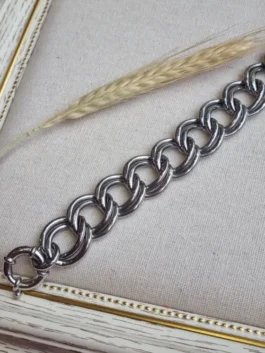 Bracelet ajustable en acier inoxydable - evan argent- shiralaura.fr - vente de bracelets pour femmes - Paris